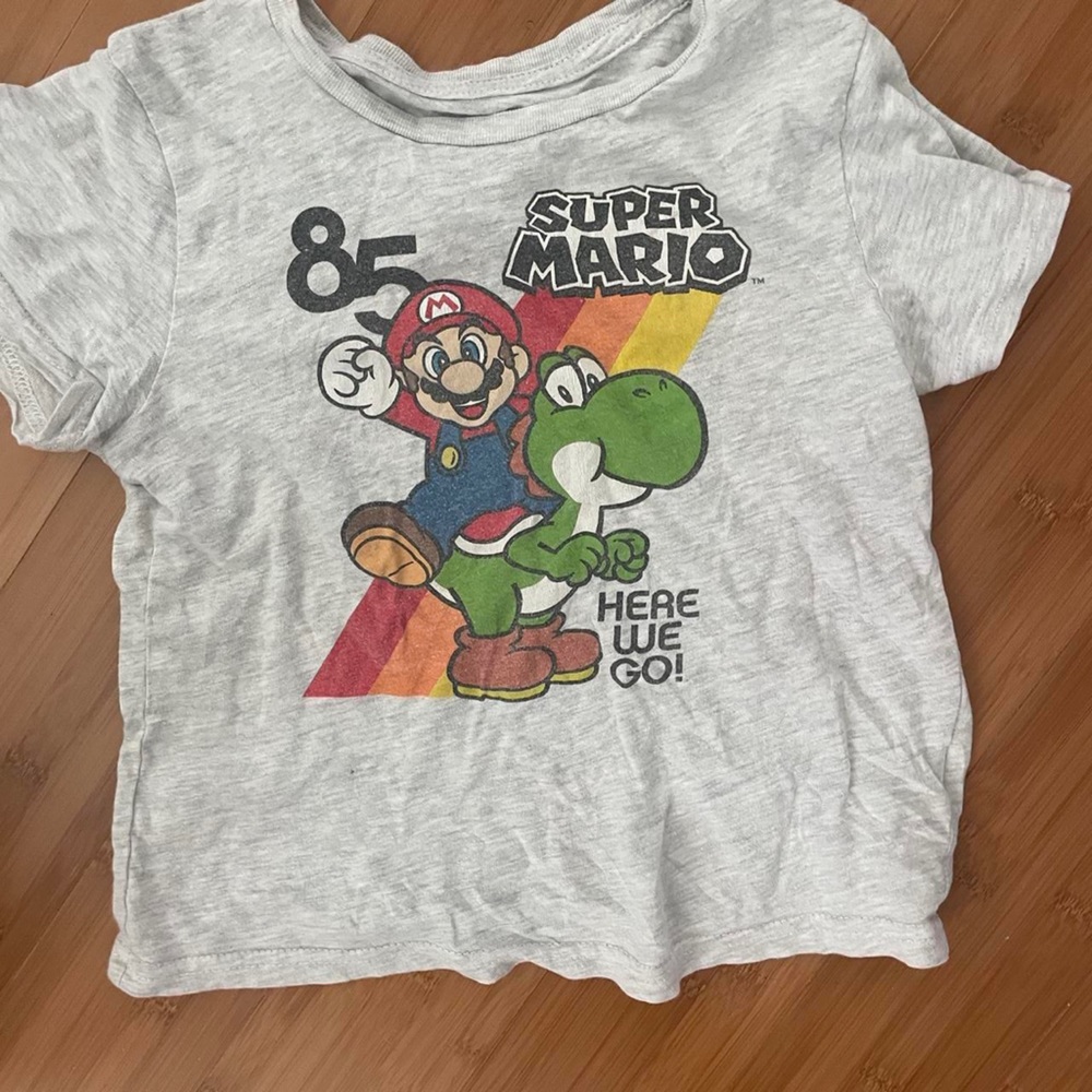 XS SUPER MARIO BROS BABY TEE